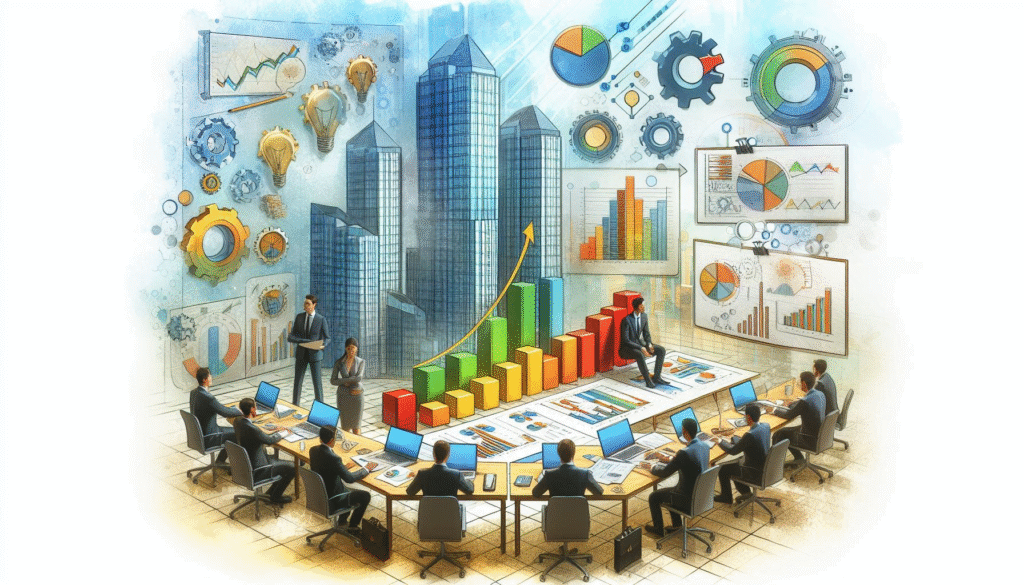 Project scope management blueprint illustrating tasks, timeline, and stakeholder engagement