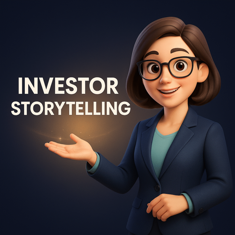 Pitch Deck Storytelling: Win Investors with Narrative – A guide that explains how founders can craft compelling stories in their pitch decks to capture investor attention, using case studies, psychology principles, and practical templates.