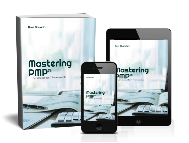 ‘Mastering PMP® Certification for IT Professionals’ featuring a modern design with professional icons of project management, digital technology, and IT frameworks, symbolizing career growth, certification success, and leadership excellence in the IT industry.
