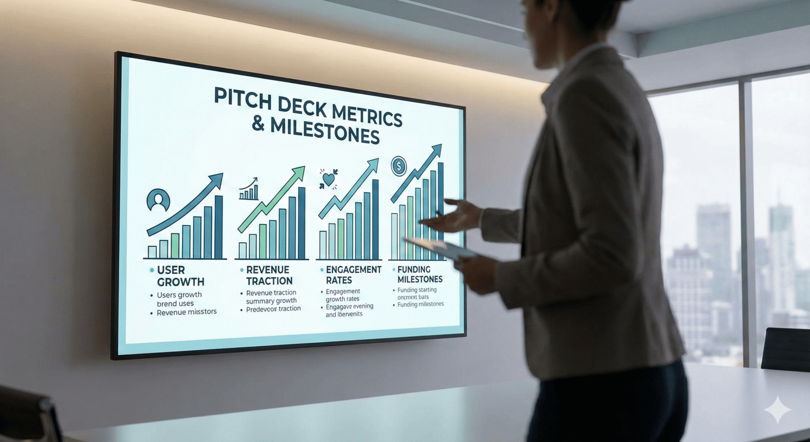 Pitch Deck Metrics and Milestones